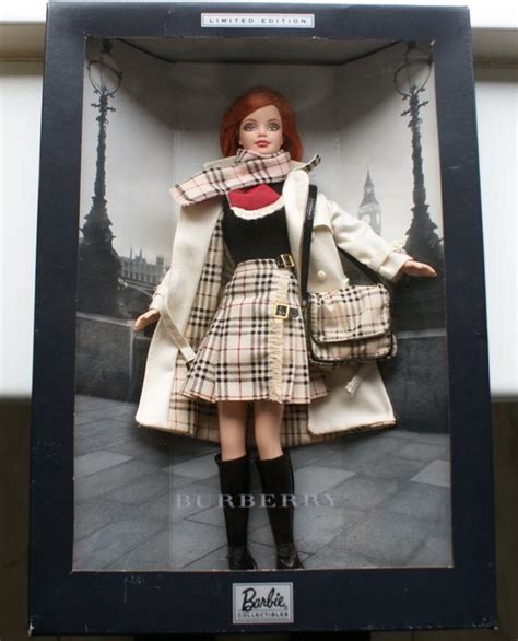 New In Box Limited Edition Burberry Barbie Doll 